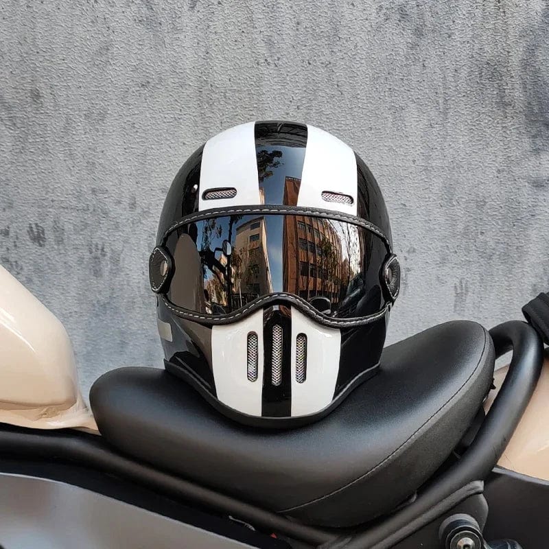 RetroRide Darth Vader Star Wars Fiberglass Motorcycle Helmet - Homebound Essentials