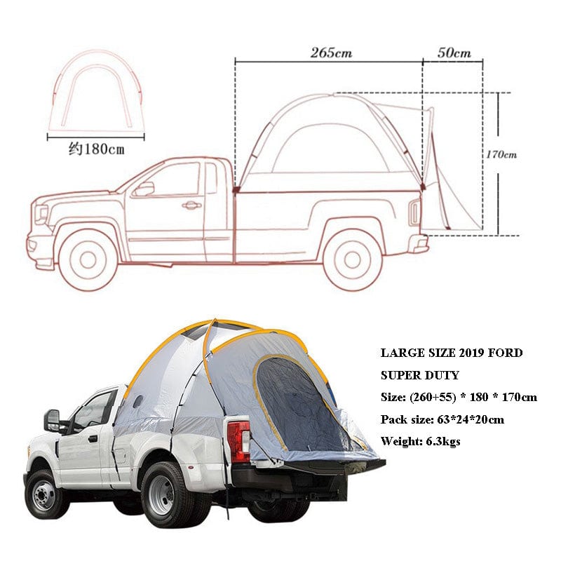 Roof - Scout Pickup Truck Roof - Top Tent - Homebound Essentials