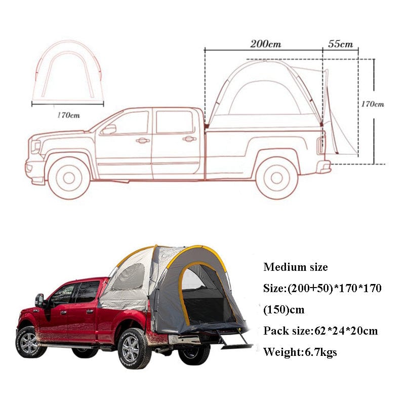 Roof - Scout Pickup Truck Roof - Top Tent - Homebound Essentials