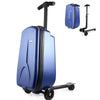 Scooter Suitcase - Rolling Luggage with Built - in Skateboard | Portable Travel Bag with Wheels for Convenient Airport Travel - Homebound Essentials