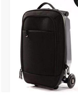 Scooter Suitcase - Rolling Luggage with Built - in Skateboard | Portable Travel Bag with Wheels for Convenient Airport Travel - Homebound Essentials