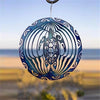 SeaBreeze - Sea Turtle Wind Spinner Outdoor Hanging Ornament - Homebound Essentials