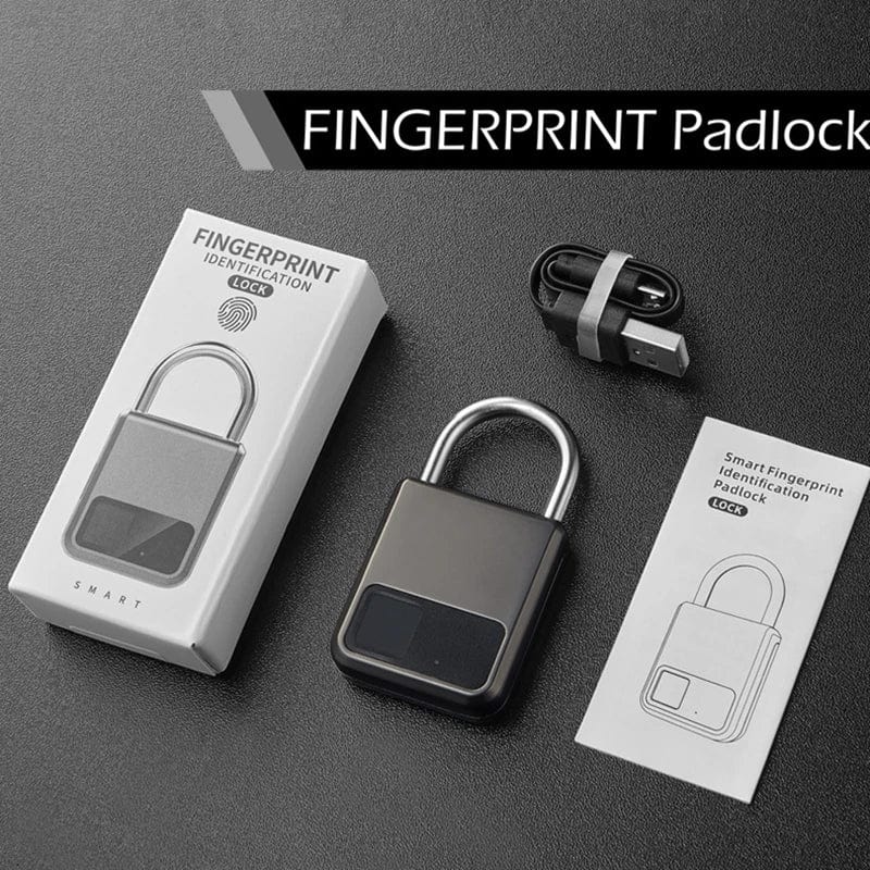 SecureTouch Pro: Advanced Fingerprint Padlock - Homebound Essentials