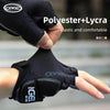 Shockproof Bicycle Half Finger Gloves - Thick GEL Silicone, Breathable & Anti - Slip Cycling Gloves - Homebound Essentials