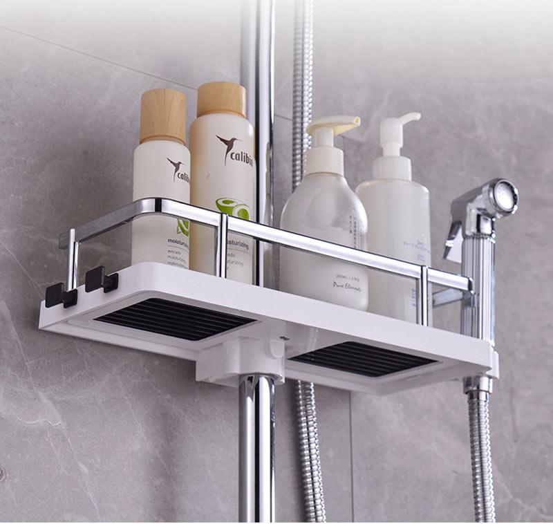 ShowerBranch - Punch - Free Instant Shower Organizer Rack - Homebound Essentials