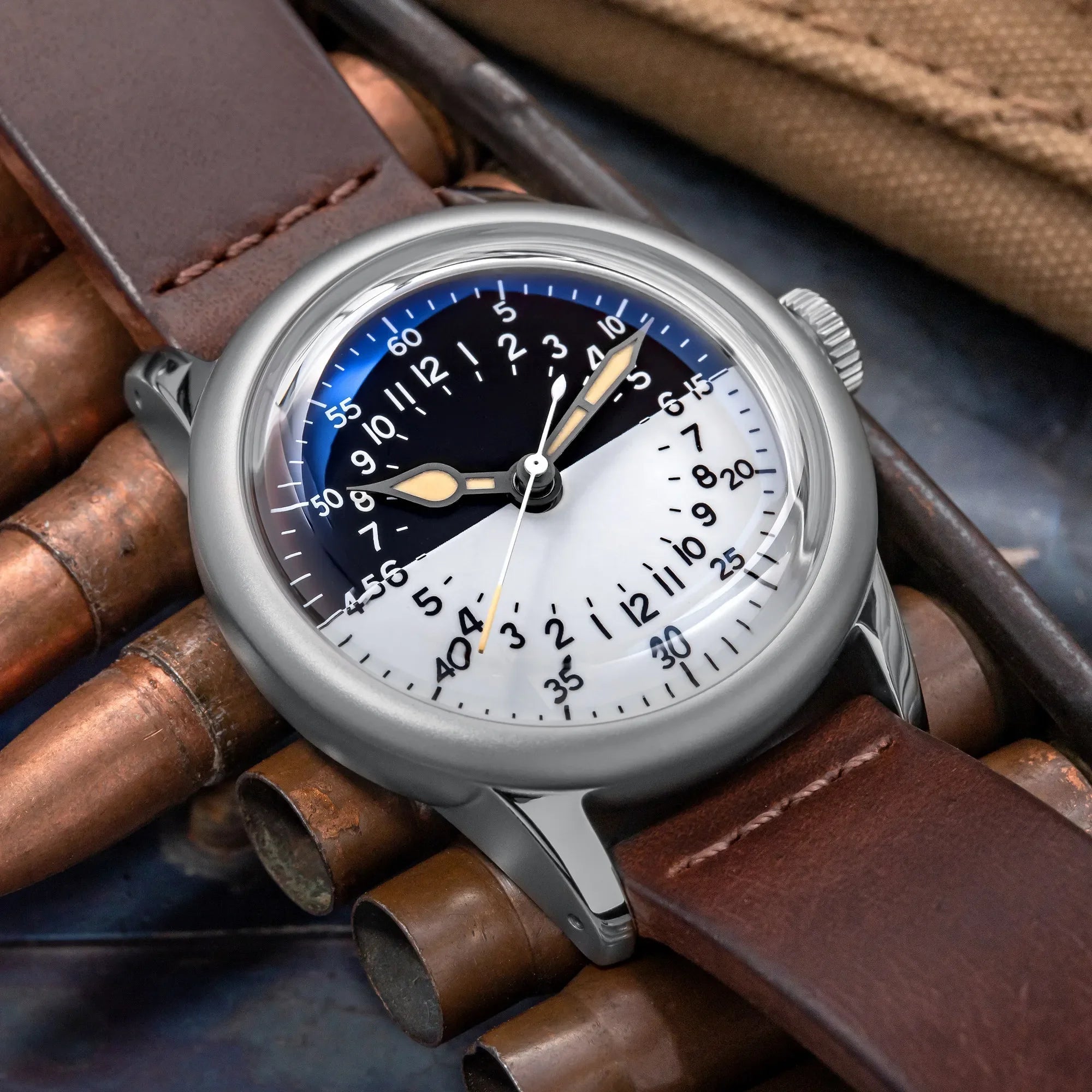 [SHY041] THORN 36mm Retro Military Watch – WWII Ship Watch Replica - Homebound Essentials