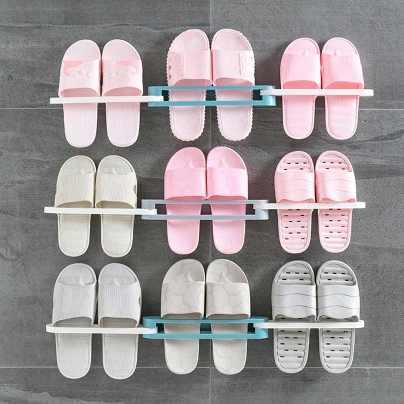 SlipSlippers - Self Adhesive Foldable Slipper Organizer Rack - Homebound Essentials