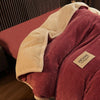 SnuggleKing: Winter Warm Plush King Size Duvet Cover - Homebound Essentials