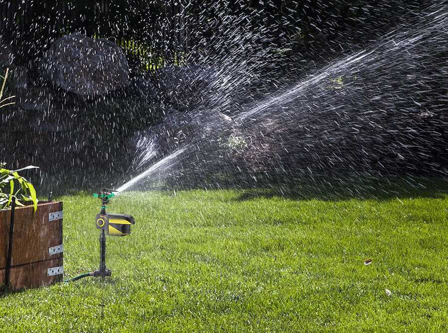 Solar Powered Motion Activated Animal Repellent Garden Sprinkler - Homebound Essentials