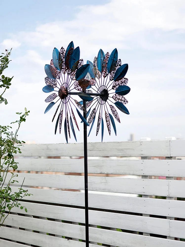 SolarSpin: Outdoor Windmill Decor with Solar Lights - Homebound Essentials