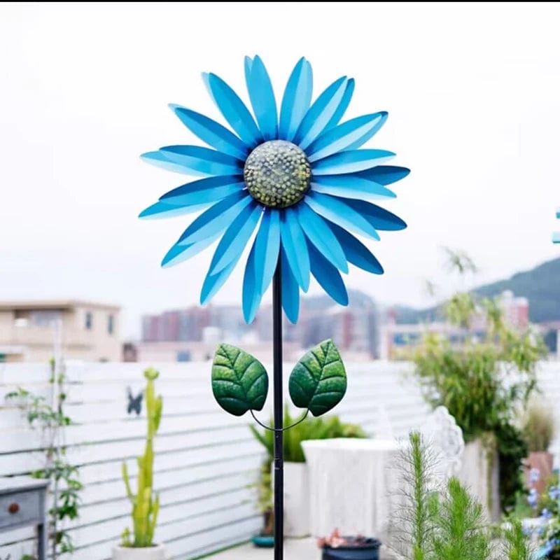 SolarSpin: Outdoor Windmill Decor with Solar Lights - Homebound Essentials