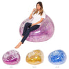 Sparkling Chair - Indoor/Outdoor Confetti Glitter Inflatable Lounger - Homebound Essentials