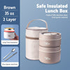 Stainless Steel Thermal Insulated Lunch Box Containers - Homebound Essentials