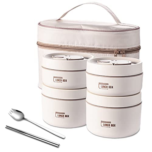 Stainless Steel Thermal Insulated Lunch Box Containers - Homebound Essentials