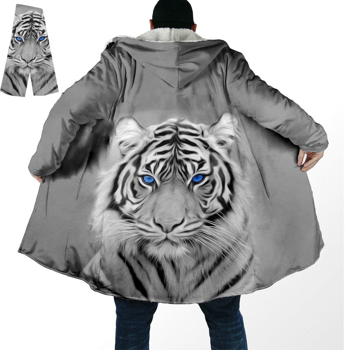 StealthTiger 3D Windproof Hooded Winter Overcoat Fleece (Limited Edition) - Homebound Essentials