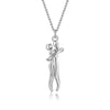 Sterling Silver Couple Hug Necklace - Homebound Essentials