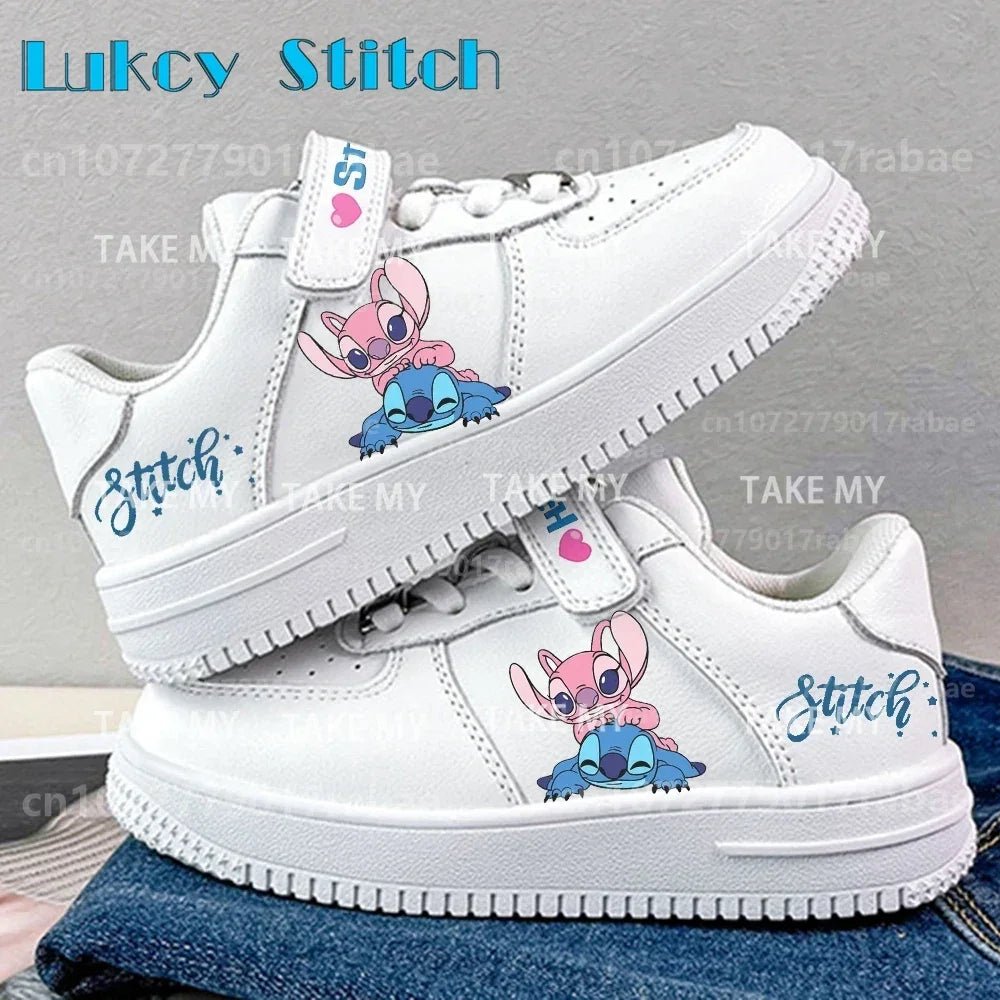 Stitch Kids' Casual Basketball Sneakers | Fashion Sports Running Shoes for Boys & Girls | Kids Gift Sneakers - Homebound Essentials