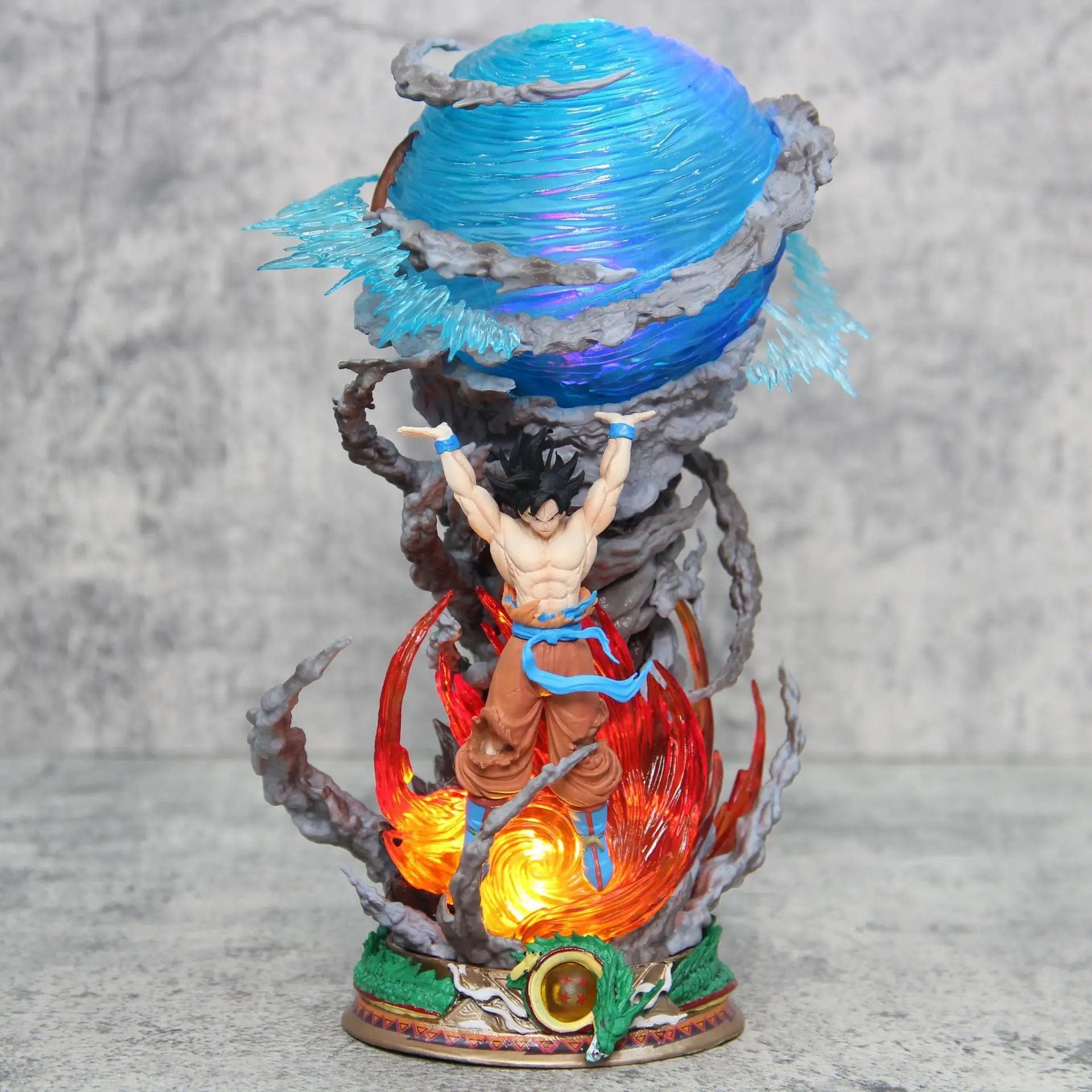 Super Spirit Bomb Goku Figure - 23cm Dragon Ball Son Goku Action Model Collection - Homebound Essentials