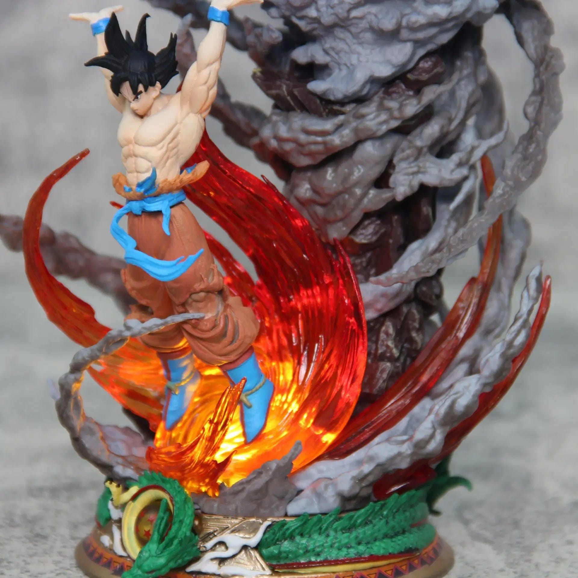 Super Spirit Bomb Goku Figure - 23cm Dragon Ball Son Goku Action Model Collection - Homebound Essentials