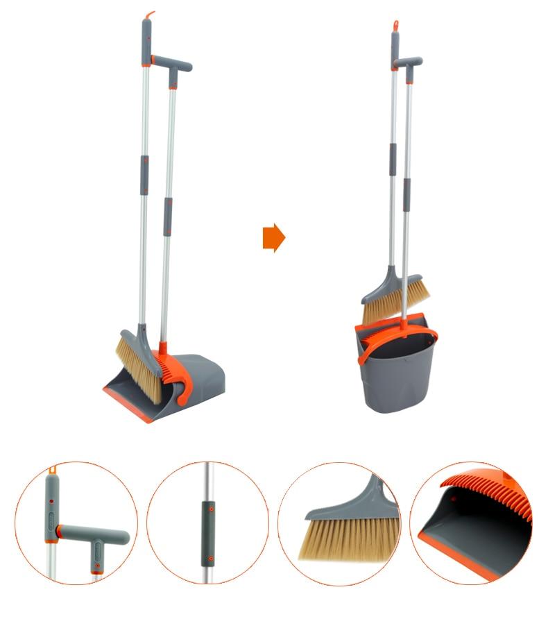 SweepBuddies - Self Cleaning Broom and Dustpan Set - Homebound Essentials