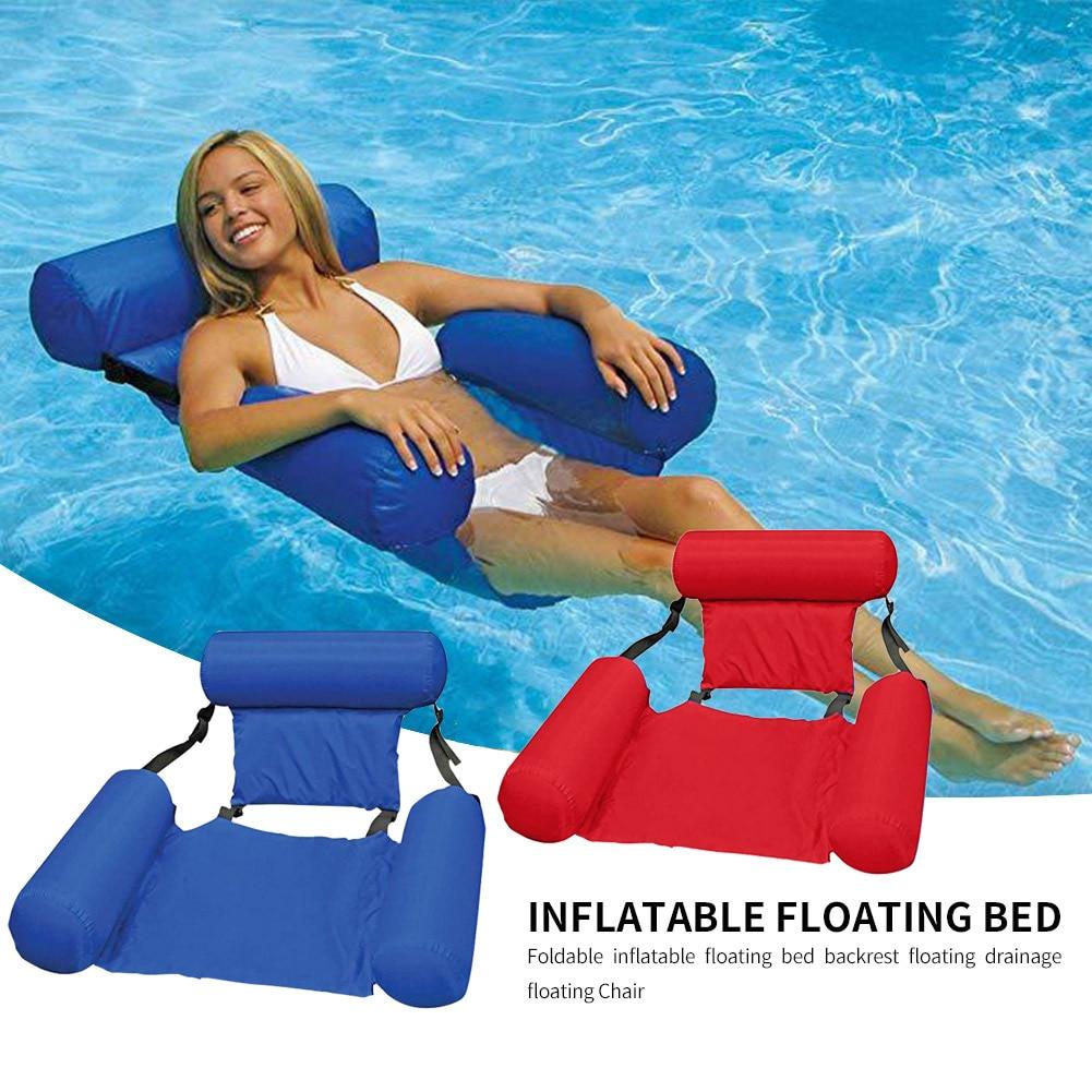 Swimming Floating Bed And Lounge Chair (Adjustable + Collapsable Chair/Bed) - Homebound Essentials