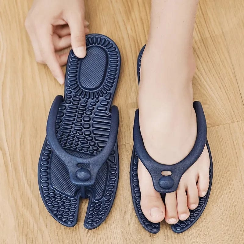 TravelEase Slides: Men's Platform Flip Flops, Bathroom Home Slippers, Women's Hotel Slippers, Outdoor Travel Folding Slippers, Non - slip Slides - Homebound Essentials