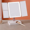 Tri - Folded LED Makeup Touch Screen Adjustable Cosmetic Mirror - Homebound Essentials