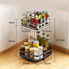 Turntable Rack - 360 Degree Rotatable Spice Rack - Homebound Essentials