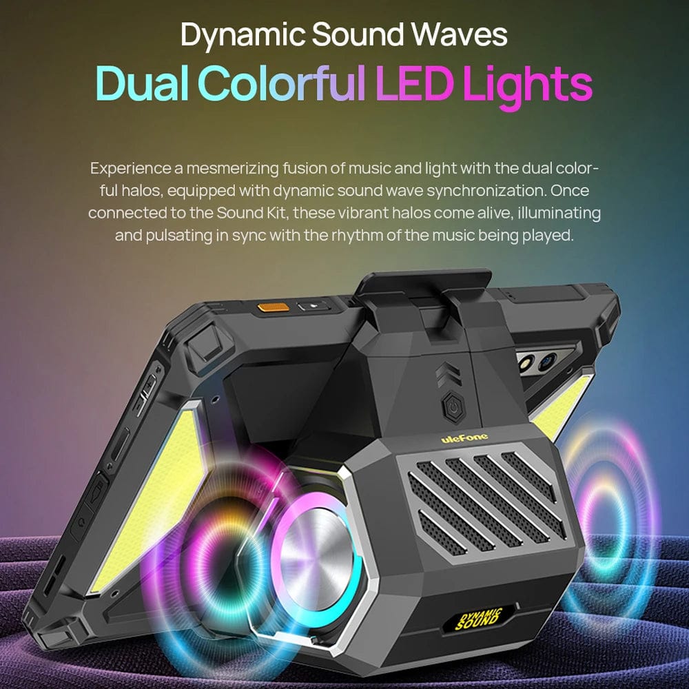 Ulefone ArmorPad SoundBoost Kit: External Sound Speakers Stand | Enhanced Audio Experience for Rugged Tablets - Homebound Essentials