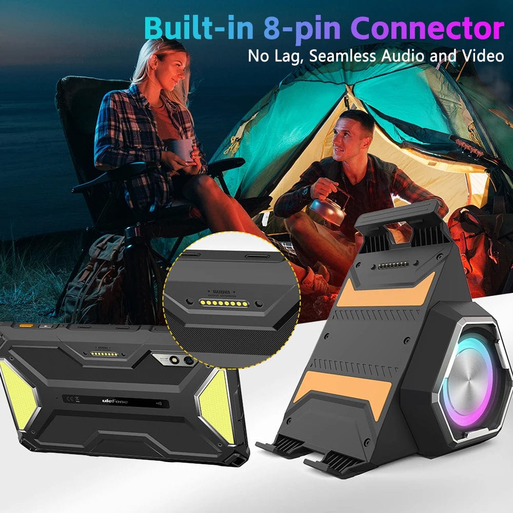 Ulefone ArmorPad SoundBoost Kit: External Sound Speakers Stand | Enhanced Audio Experience for Rugged Tablets - Homebound Essentials