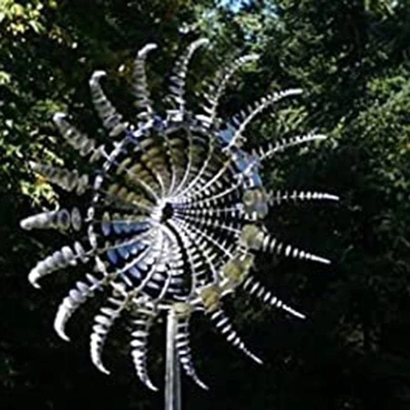 Unique And Magical Metal Windmill | Magic Metal Kinetic Sculpture - Homebound Essentials