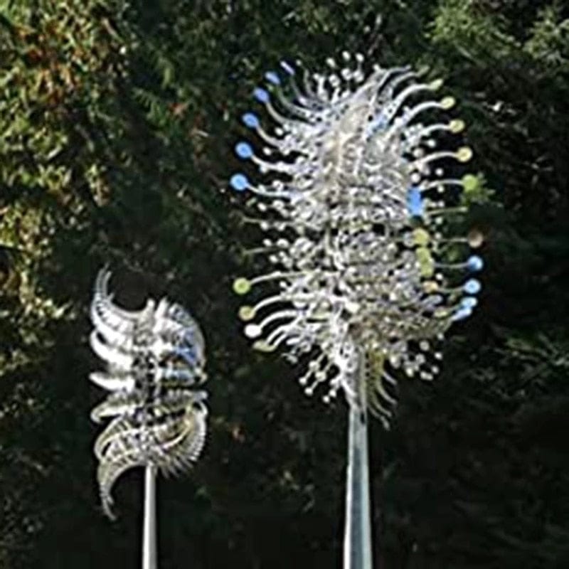 Unique And Magical Metal Windmill | Magic Metal Kinetic Sculpture - Homebound Essentials