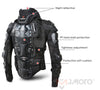 Vemar Full Body Armor Motorcycle Jacket: Chest and Back Protector, Moto Body Armor Guard for Motocross, Racing, and Cycling - Homebound Essentials