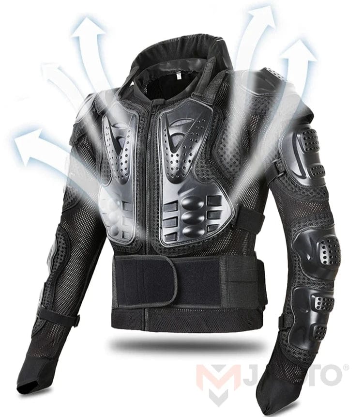 Vemar Full Body Armor Motorcycle Jacket: Chest and Back Protector, Moto Body Armor Guard for Motocross, Racing, and Cycling - Homebound Essentials