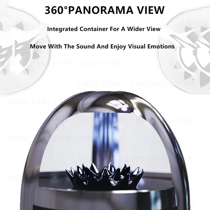 Venom Ferrofluid Bluetooth Speaker - Dancing Ferrofluid, Wireless 5.0, 4 - Color Adjustable Light - Homebound Essentials