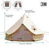 VEVOR Ultimate 4 - Season Canvas Bell Pop Up Tent - Homebound Essentials