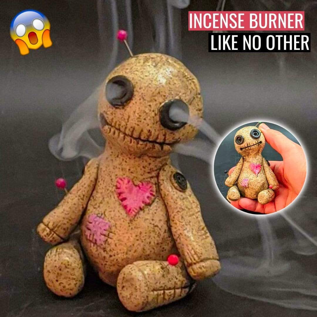 VoodooSense - Incense Burner Voodoo Doll - Homebound Essentials