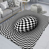 VortexVista: 3D Geometric Optical Illusion Rug - Homebound Essentials