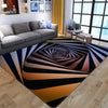 VortexVista: 3D Geometric Optical Illusion Rug - Homebound Essentials