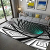 VortexVista: 3D Geometric Optical Illusion Rug - Homebound Essentials