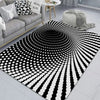 VortexVista: 3D Geometric Optical Illusion Rug - Homebound Essentials