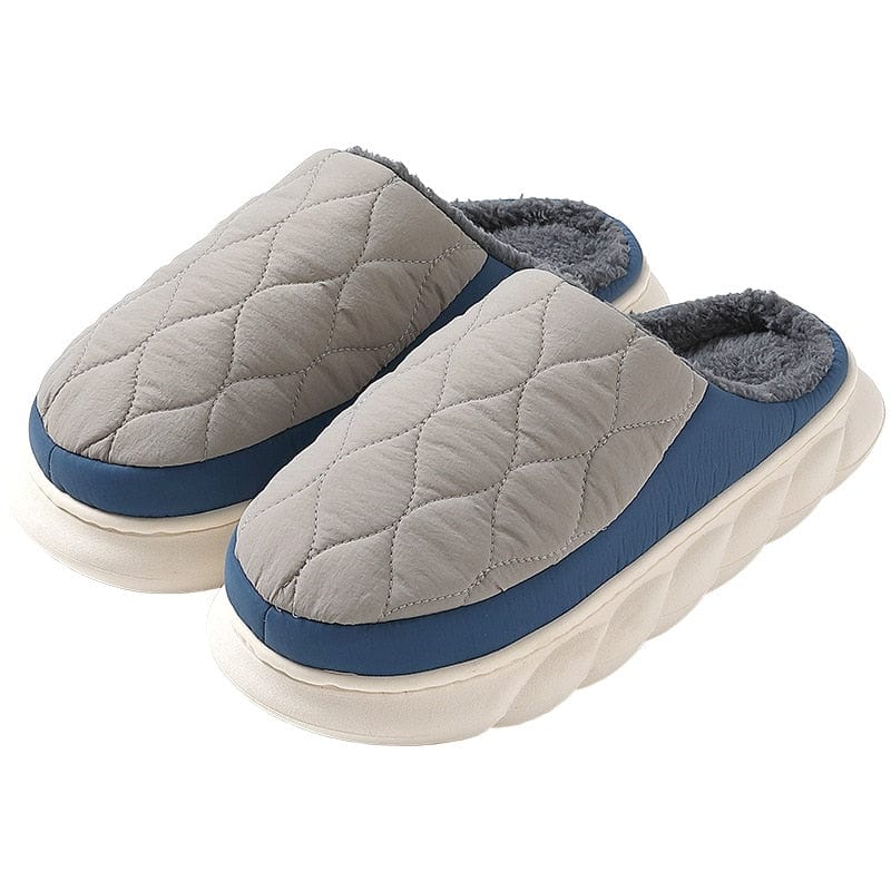 Winter Plush Cotton Bedroom Slippers - Homebound Essentials