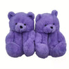 Women Teddy Bear Plush House Night Slippers - Homebound Essentials