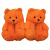 Women Teddy Bear Plush House Night Slippers - Homebound Essentials