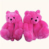 Women Teddy Bear Plush House Night Slippers - Homebound Essentials