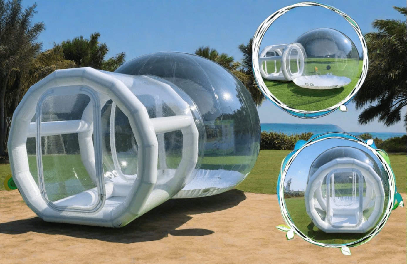 WonderBubbles: Outdoor Inflatable Enchanted Bubble House - Homebound Essentials