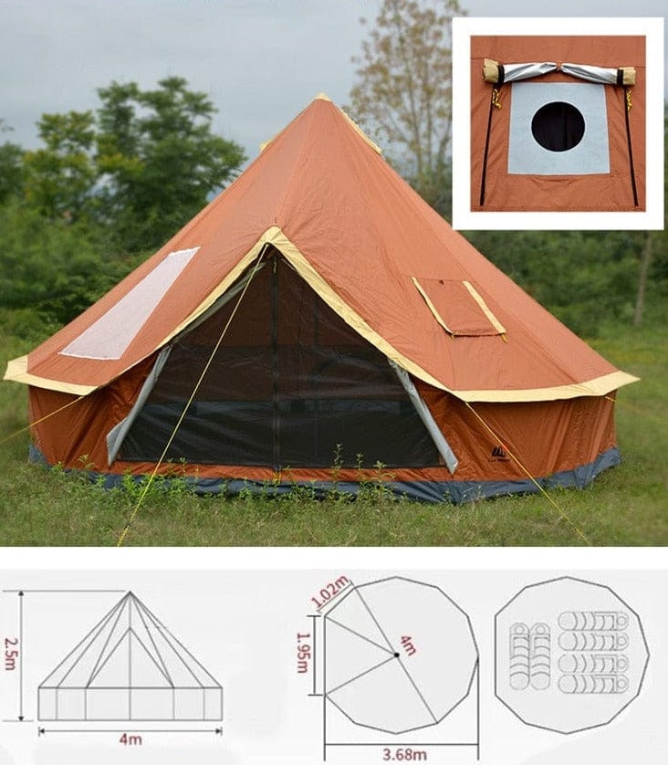 WonderLust Palace - Luxury Mongolian Yurt Family Tent - Homebound Essentials