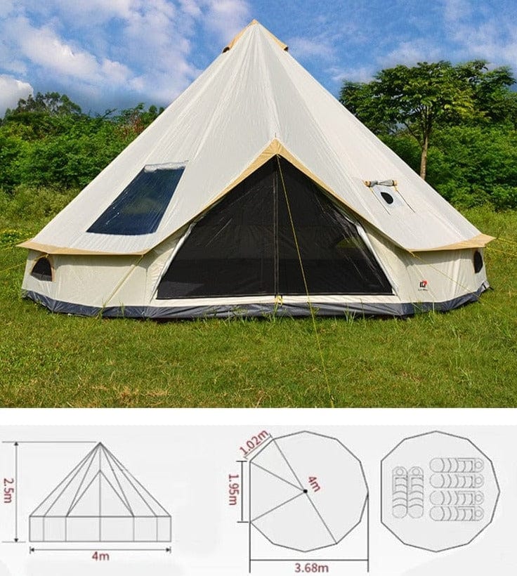 WonderLust Palace - Luxury Mongolian Yurt Family Tent - Homebound Essentials