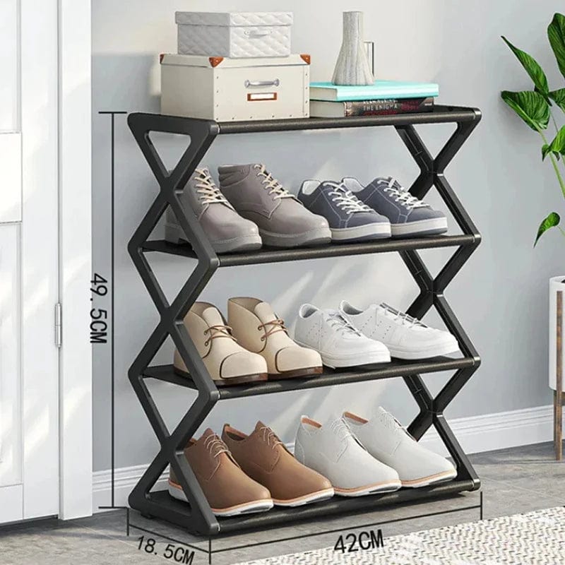 X - Tidy: Multi - functional Space - Saving Shoe Rack Cabinet - Homebound Essentials