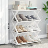 X - Tidy: Multi - functional Space - Saving Shoe Rack Cabinet - Homebound Essentials